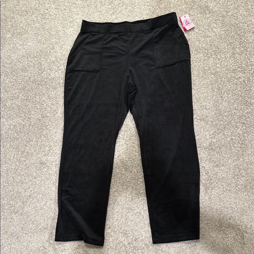 Juicy Couture Black Velour Lounge Pants
